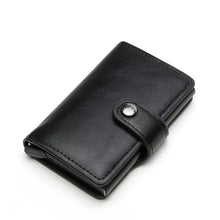 Load image into Gallery viewer, RFID Blocking Vintage Leather Mens  Credit Card Holder
