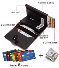 Load image into Gallery viewer, 2022 Rfid Blocking Credit Card Holder Mens Smart Wallet
