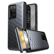 Load image into Gallery viewer, For Samsung Galaxy S20 Ultra 5G Case Protective Wallet Cover With Built-in Credit Card/ID Card Slot - travelprosonline
