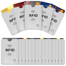 Load image into Gallery viewer, 20Pcs RFID Anti Scan Secure Blocking Sleeves - travelprosonline
