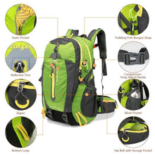 Load image into Gallery viewer, Waterproof Climbing Backpack 40L, Outdoor Sports Bag - travelprosonline
