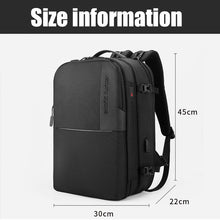 Load image into Gallery viewer, ARCTIC HUNTER Men&#39;s Backpack- Fits 17 inch Laptop with USB Recharging / Multi-layer Space
