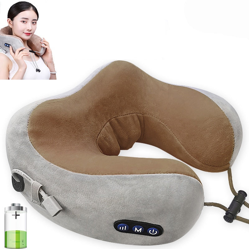 Massage U-Shaped Pillow Multi-Function Shoulder Massager - travelprosonline