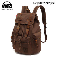 Load image into Gallery viewer, Vintage Canvas Backpack for Men or Women- Laptop Travel option, Large Capacity Bookbag - travelprosonline
