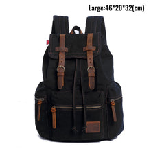 Load image into Gallery viewer, Vintage Canvas Backpack for Men or Women- Laptop Travel option, Large Capacity Bookbag - travelprosonline
