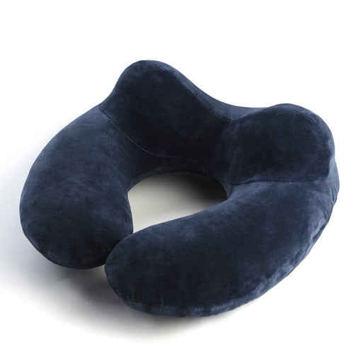 U-Shape Travel Pillow for Airplane - Inflatable - travelprosonline