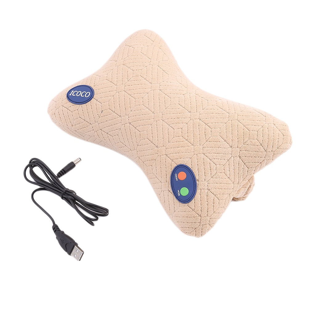 Car Home 2 In 1 Brain Relaxing Massage Pillow - travelprosonline