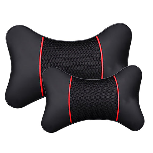 Leather Car Seat Neck Pillow - travelprosonline