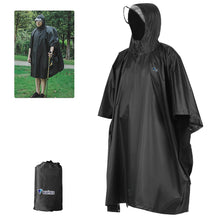 Load image into Gallery viewer, Rain Poncho-  Waterproof Raincoat with Hood: Lightweight
