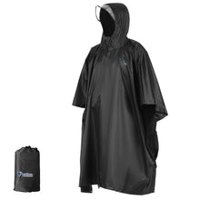 Load image into Gallery viewer, Rain Poncho-  Waterproof Raincoat with Hood: Lightweight
