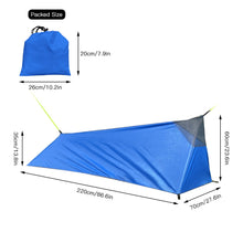 Load image into Gallery viewer, Backpacking Tent : Outdoor Camping Sleeping Bag Tent- Lightweight, Single Person Tent with Mosquito Net Summer Camping Tent
