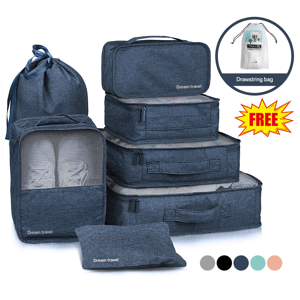 7Pcs Waterproof Portable Travel Storage Bags